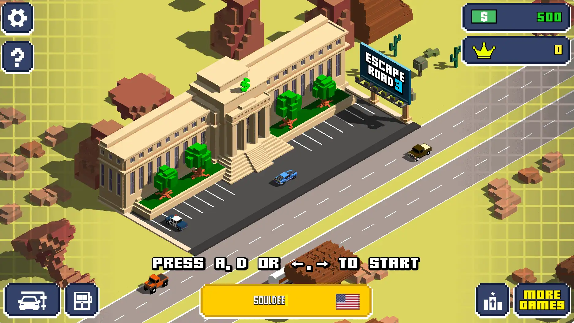 Escape road 3 gameplay